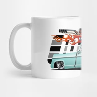 Cartoon car lowrider Mug